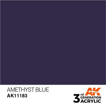 AK Interactive AK11183 Amethyst Blue Acrylic Paint 17ml (3rd Generation)